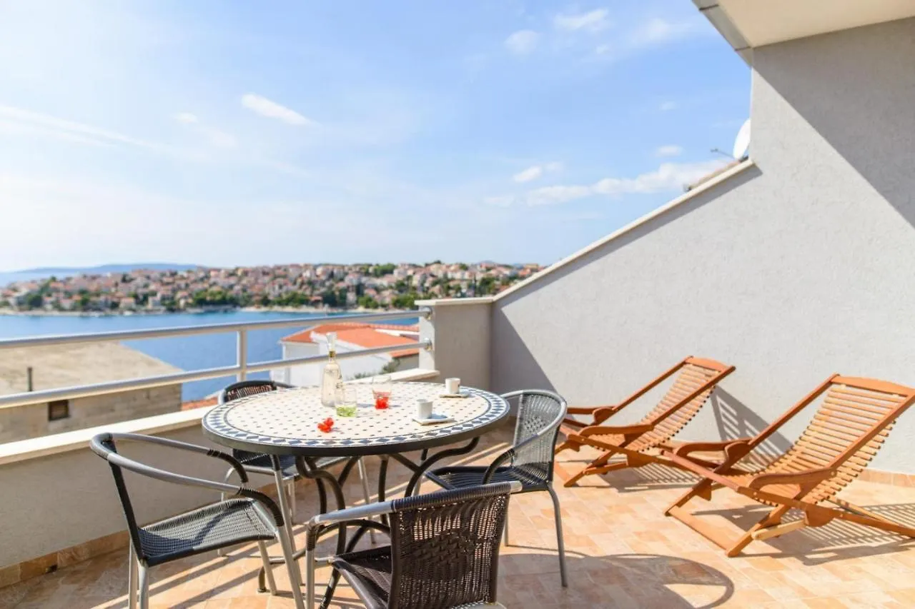 Apartment In Okrug Gornji With Sea View, Terrace, Air Conditioning, Wifi 5049-3 Trogir